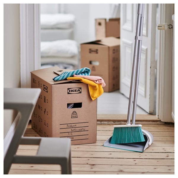 DUNDERGUBBE Moving box, brown, 50x31x40 cm