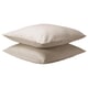 DVALA Pillowcase, beige, 65x100 cm