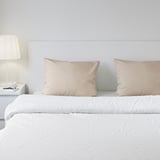 DVALA Pillowcase, beige, 65x100 cm