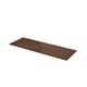 EKBACKEN Custom made worktop, brown walnut effect/laminate, 63.6-125x2.8 cm
