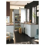 EKBACKEN Custom made worktop, brown walnut effect/laminate, 30-45x2.8 cm