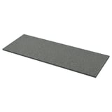 EKBACKEN Custom made worktop, grey terrazzo effect/laminate, 63.6-125x2.8 cm