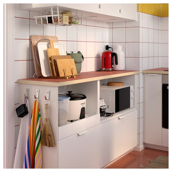 EKBACKEN Custom made worktop, terracotta effect/laminate, 30-45x2.8 cm