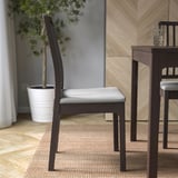 EKEDALEN Chair, dark brown/Orrsta light grey