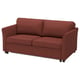 EKHOLMA 2-seat sofa-bed, Kilanda brown-red