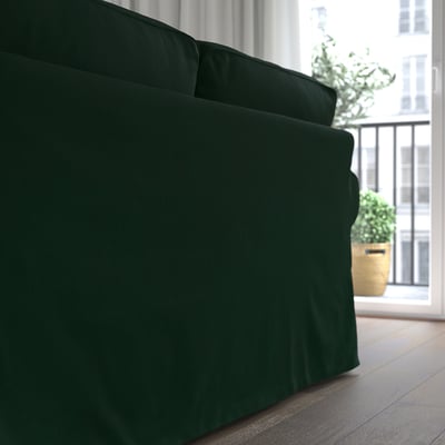 EKTORP 2-seat sofa, Tallmyra dark green