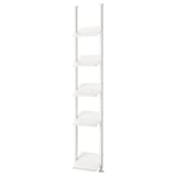 ELVARLI Open storage combination, white, 52x36x222-350 cm