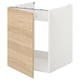 Option: ENHET Bc f sink/door, white/oak effect, 60x62x75 cm