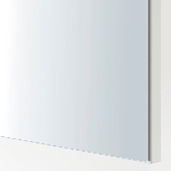 White cabinet close-up, showing smooth finish and clean edges.