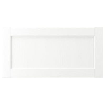 ENKÖPING Drawer front, white wood effect, 80x40 cm