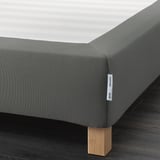 ESPEVÄR Slatted mattress base with legs, dark grey, 160x200 cm