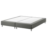 ESPEVÄR Sprung mattress base with legs, dark grey, 160x200 cm