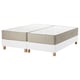 Option: ESPEVÄR/VATNESTRÖM Divan bed, white/firm/medium firm natural, 180x200 cm