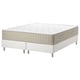 Option: ESPEVÄR/VATNESTRÖM Divan bed, white/medium firm natural, 180x200 cm