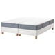 Option: ESPEVÄR/VESTERÖY Divan bed, white/firm light blue, 180x200 cm