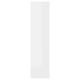 FARDAL wardrobe cover panel, white, glossy plastic, rectangular, minimalist design.