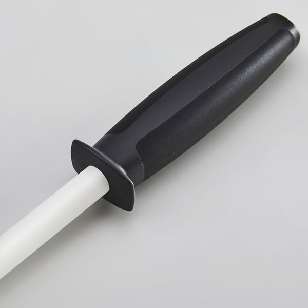 FLAKSA Ceramic sharpener, dark grey, 23 cm