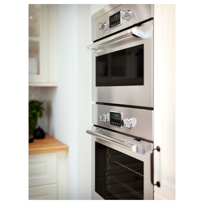 FORNEBY Microwave combi with forced air, IKEA 500 stainless steel colour