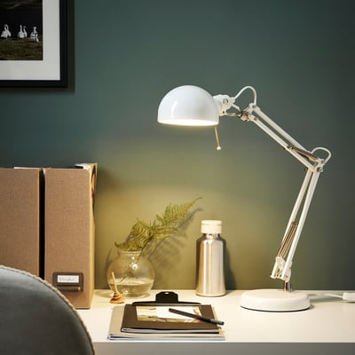 FORSÅ Work lamp, white