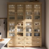 FORSBACKA Plinth, oak effect, 220x8 cm