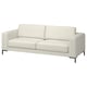 FULLERÖ 3-seat sofa, Grann white/metal