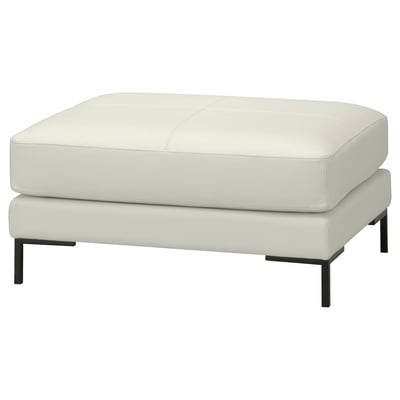 FULLERÖ Footstool, Grann white/metal