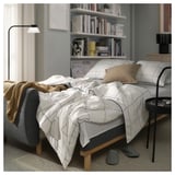 GRUNNARP 3-seat sofa-bed, Gunnared medium grey