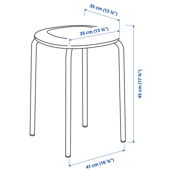 GULTARP Stool, anthracite/Remmarn anthracite