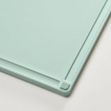 GUMMIHAJ Holder with 3 chopping boards, mixed colours