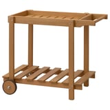 HATTHOLMEN Trolley, outdoor, stained eucalyptus/outdoor