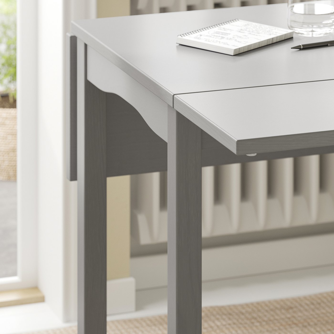 【新品未使用】ikea HAUGA デスク HAUGA ハウガ デスク, ホワイト, 100x45 cm - IKEA