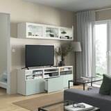 HJORTVIKEN Door/drawer front, pale grey-green, 60x38 cm