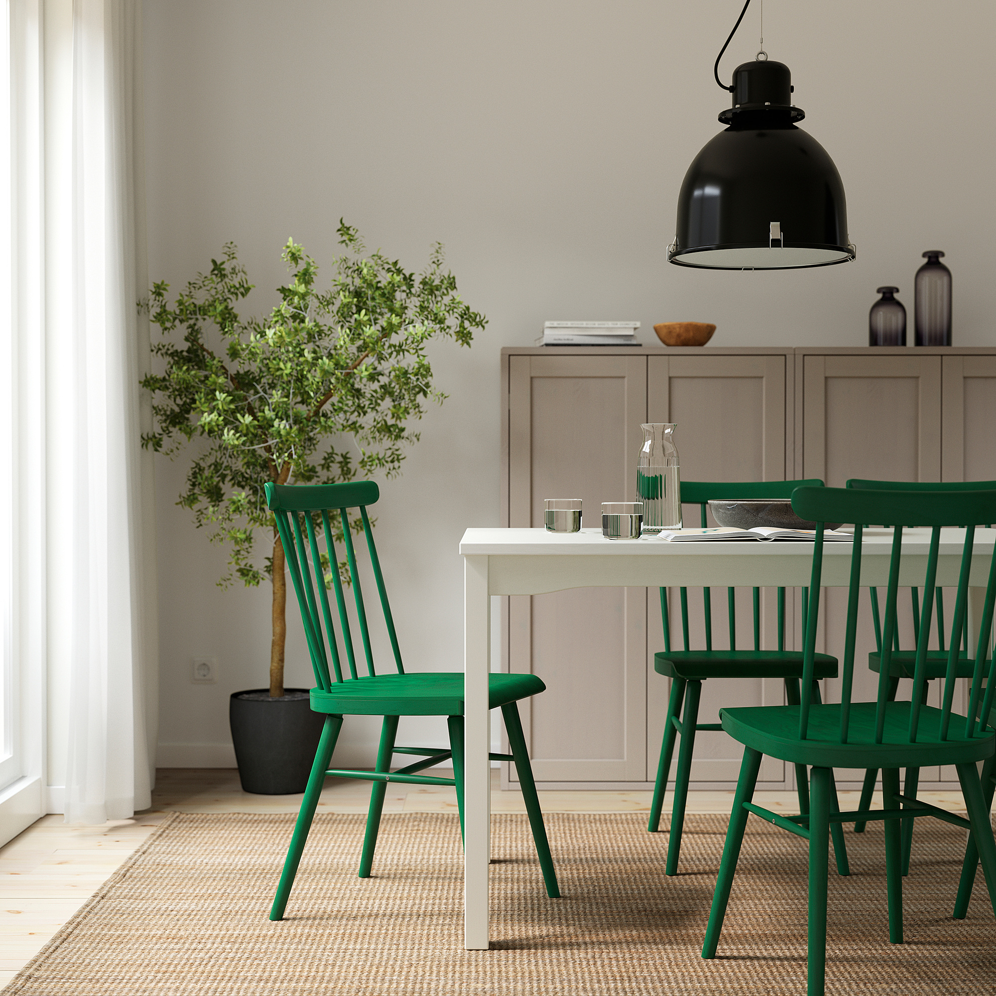 HÖGVED Chair, green