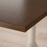 IDÅSEN Desk, brown/beige, 120x70 cm