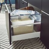 IKEA 365+ Food container, large rectangular/plastic, 10.6 l