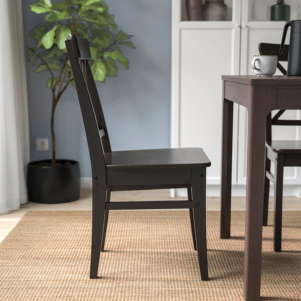INGOLF Chair, brown-black
