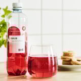 ISKUB Carbonated soft drink, lingonberry flavour/with sugar and sweeteners, 500 ml
