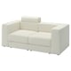 JÄTTEBO 2-seat modular sofa, with headrest/Axvall off-white