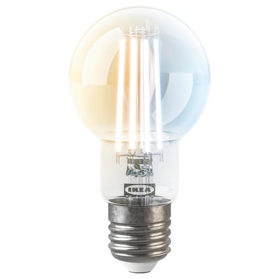 KAJPLATS LED bulb E27 470 lumen, smart white spectrum/clear/globe