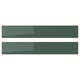 Option: KALLARP Drawer front, high-gloss dark grey-green, 60x10 cm