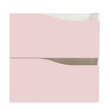 KALLAX Insert with 2 drawers, wave shaped/pale pink, 33x33 cm