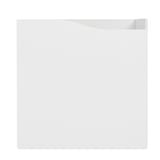 KALLAX Insert with door, wave shaped/white, 33x33 cm
