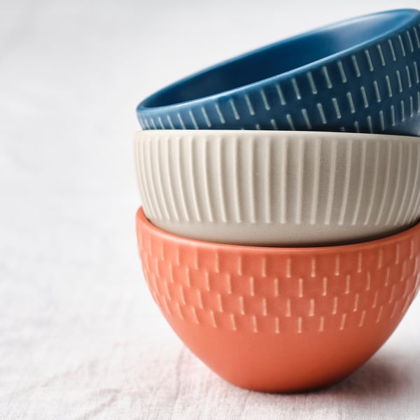 KEJSERLIG Bowl, mixed colours, 10 cm