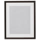 KLOTKÖRSBÄR Frame, oak effect/dark brown, 40x50 cm