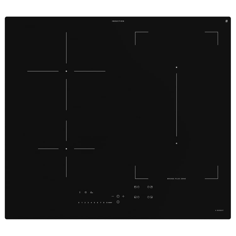 KOLSTAN induction hob, IKEA 500 black, 58 cm IKEA Switzerland
