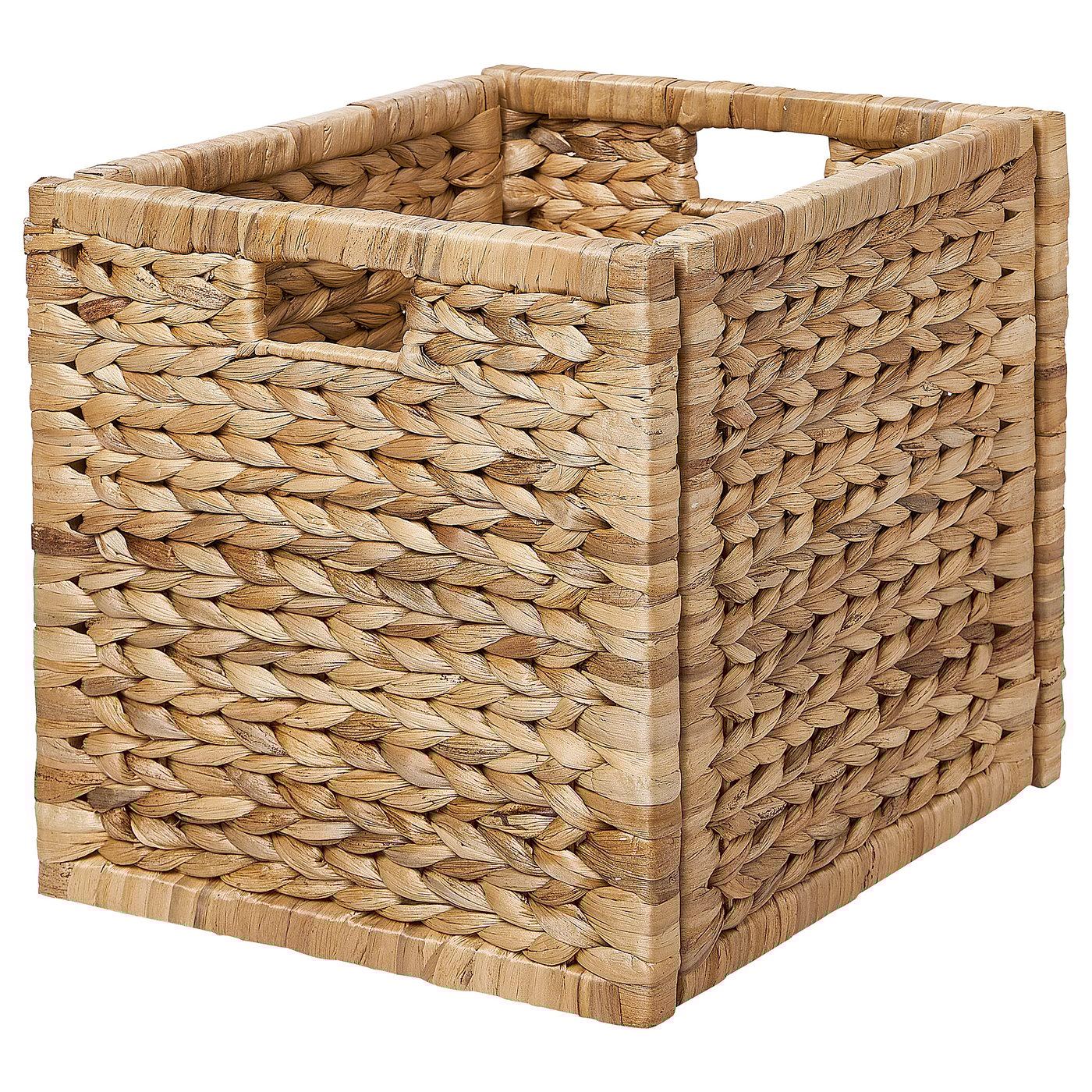 LABBSAL basket, handmade water hyacinth, 32x34x32 cm - IKEA