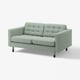 LANDSKRONA 2-seat sofa, Gunnared light green/wood/black