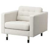 LANDSKRONA Armchair, Gunnared beige/black
