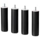 Option: LANDSKRONA Leg, black, 15 cm
