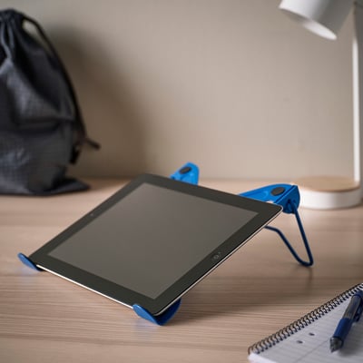 LÅNESPELARE Laptop support, foldable/blue